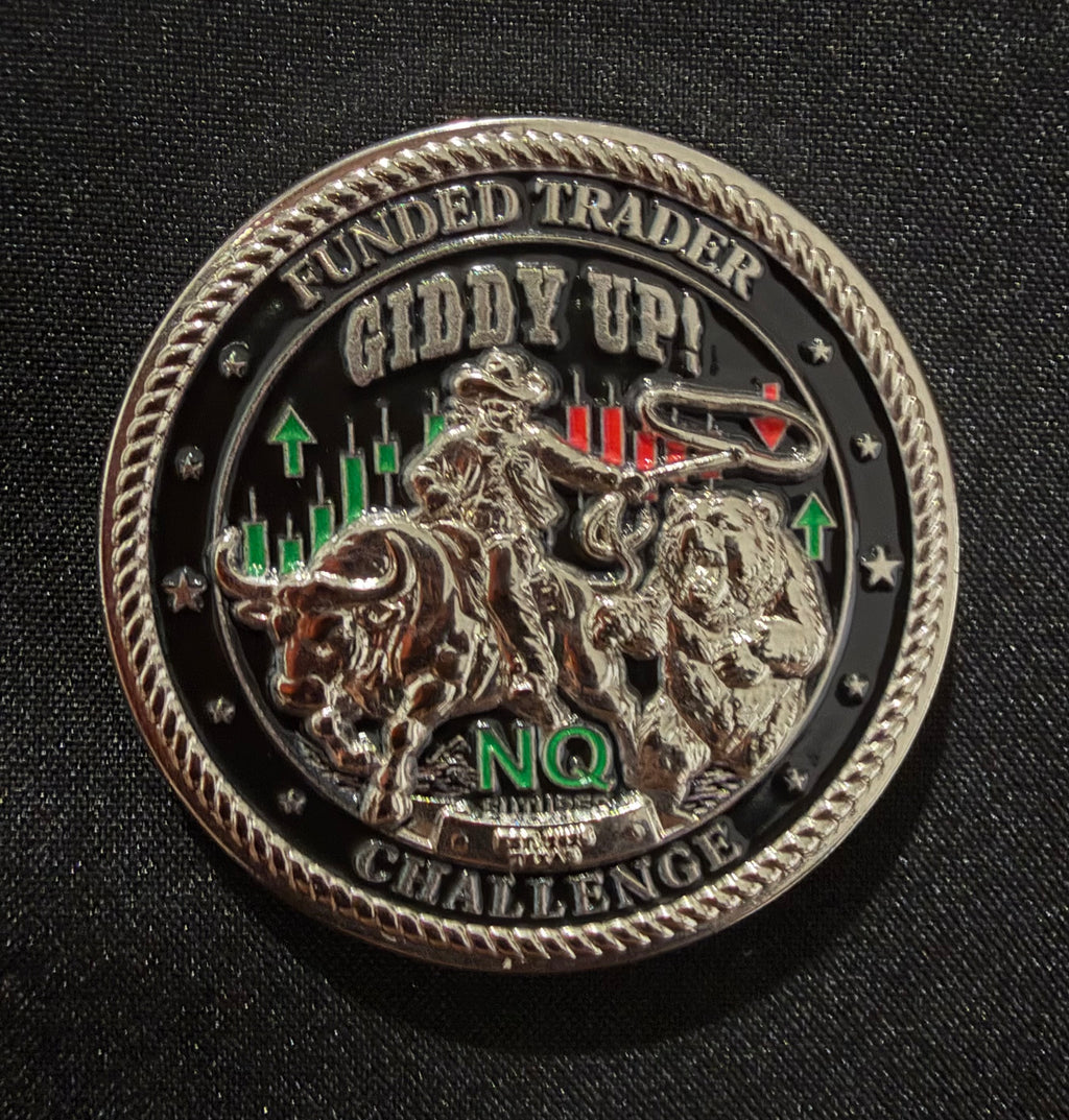 TRADING COWBOY CHALLENGE COIN 1.75"