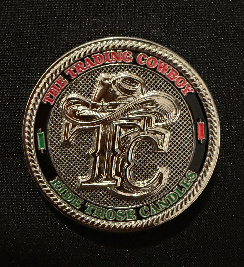 TRADING COWBOY CHALLENGE COIN 1.75"
